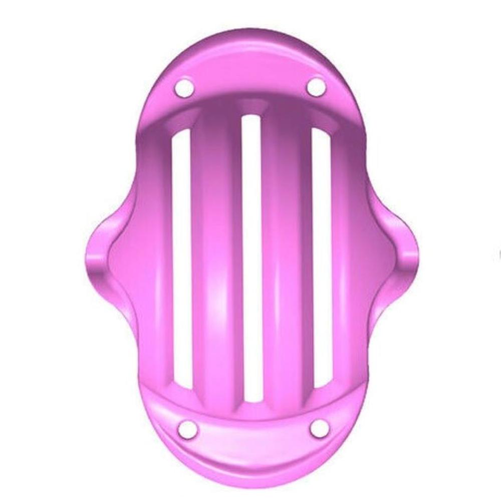 Golf Ball Triple Track 3 Line Marker Stencil ERC Chrome Golf Line Marker Golf Training Template Alignment Marks Tool: Pink