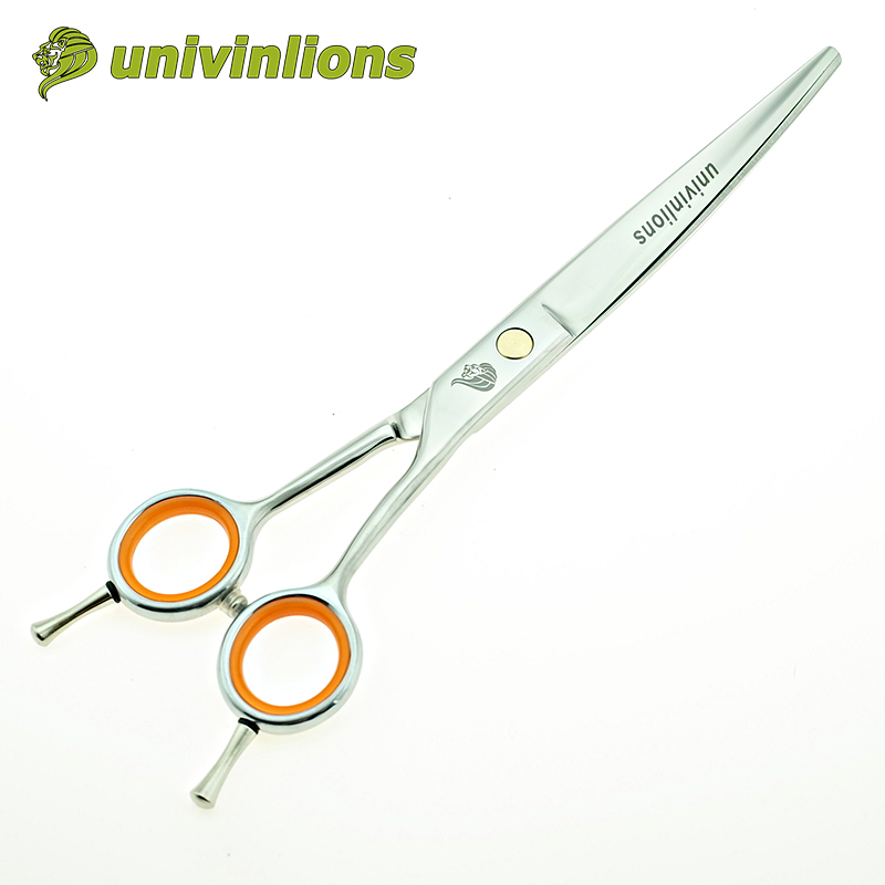 univinlions 7" cut dog hair scissors pet grooming scissors curved dog cat hair clippers animal clippers dog grooming shears set