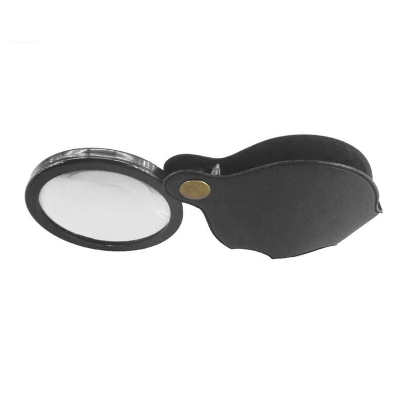 6X/8X/10X Mini Tasche Falten Lupe Schmuck Lupe HD Auge Glas Lupe Glas Objektiv Tragbare Lupe
