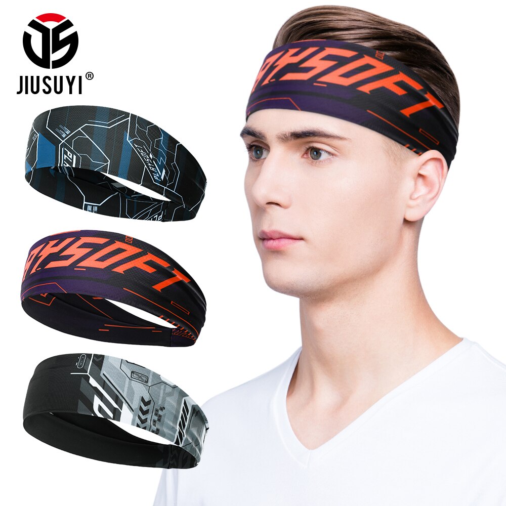 Bandeau élastique de sport, Yoga, Fitness, Gym, cyclisme, basket-ball, athlétisme, pour hommes, été