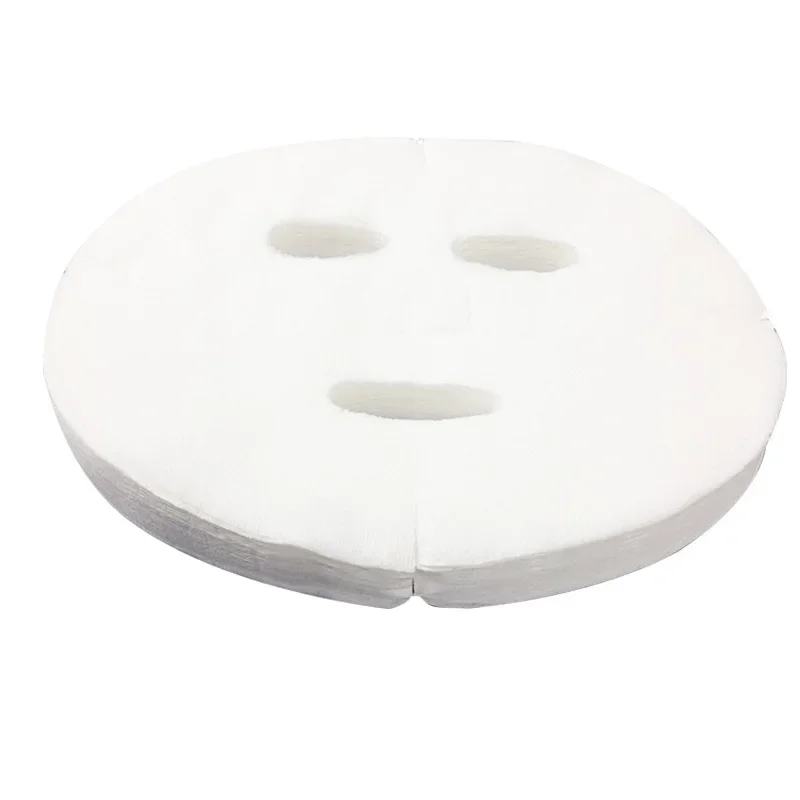 50 Stück Einweg-Gesichtsmasken aus Papier, Einweg-Gewebe, Kosmetik, Baumwolle, Gesichtsmaskenblätter, Gesichtspflege, Papierhandtuch