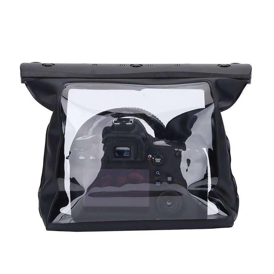 20m 65ft custodia subacquea impermeabile custodia asciutta per Canon 550D 18-55 / 550D 18-200 / 50D 18-135 per Nikon D90 18-105