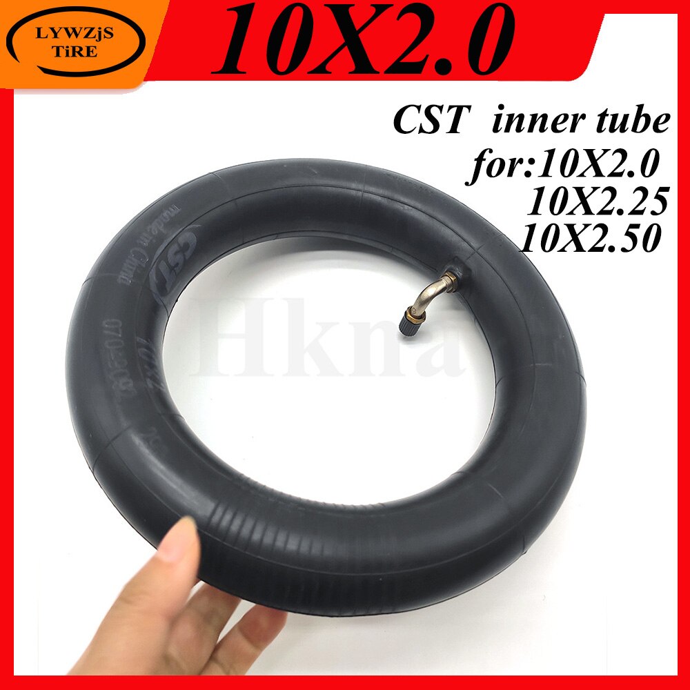 YHTSPORT 2 Pack of 10x2.50 Inner Tube Tires, 10 Inch Inner Tube Replacement Thicken Rubber Tyre, 10 Electric Scooter Inner Tube, with 2 Tire Sticks + Stand Cover