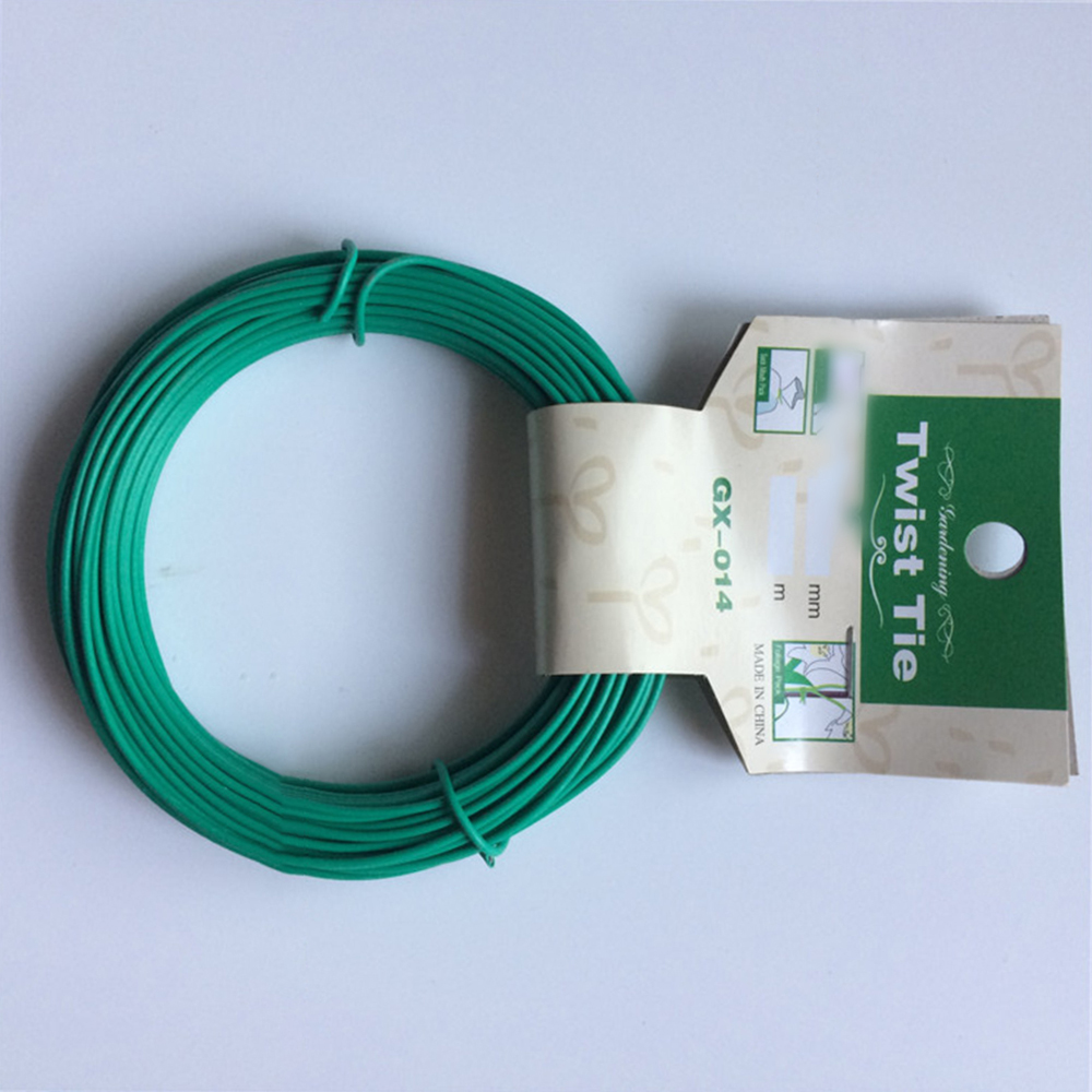 Flerbruks hagetråd grønne planter hagearbeid gjerde bindeline 1.8mm*15m løkker kabelbånd klips tråd line finishing borrelås st