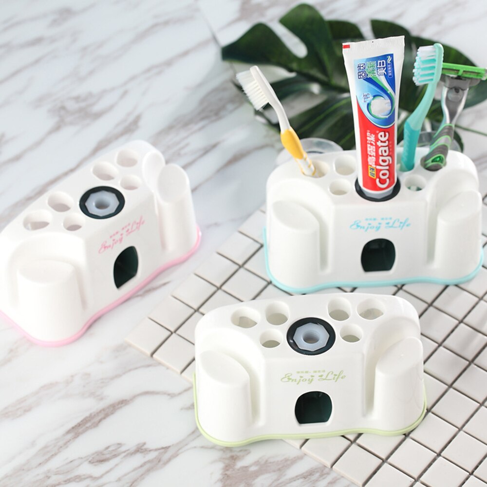 Automatic Toothpaste Squeezer Hand Free Tooth Paste Squeezing Dispenser Easy Press Toothpaste Holder Bathroom Tools