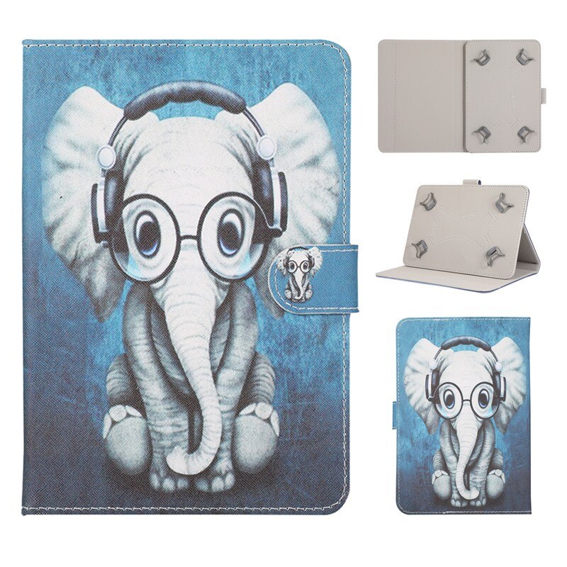 HISTERS-Funda UNIVERSAL para Tablet Teclast P80X P80 4G/X80 Plus Power Pro 8 pulgadas, funda de dibujos animados de cuero PU para niños, 3: DZ-YJX