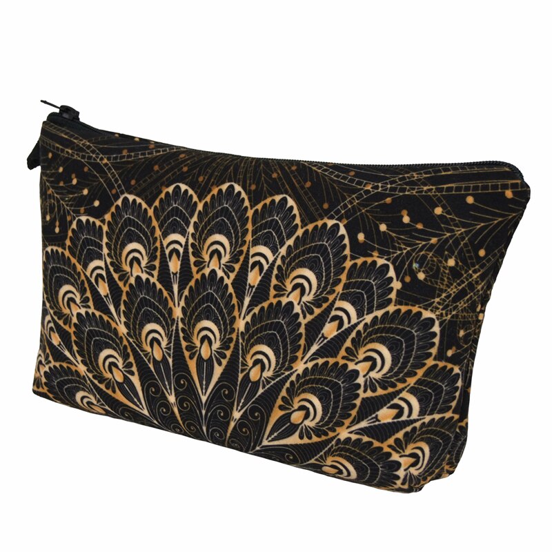 Jom tokoy vandtæt kosmetik taske makeup taske tryk mandalas kosmetik taske kvinder multifunktion skønhed taske 976