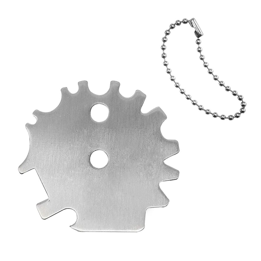 Multifunction Barbecue Cleaning Tool Stainless Steel Cleaning Blade: Silver