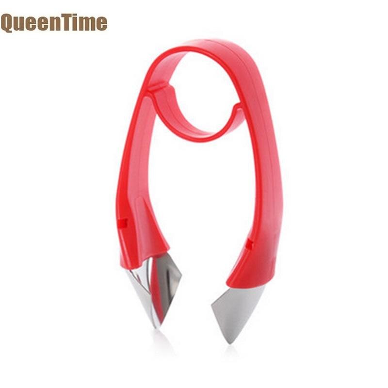 QueenTime ananas Levatorsolo e scavini di Patate occhio dispositivo di rimozione Fragole, detorsolatore Stelo Estrattore Frutta Gambo Strumenti per La Rimozione di gadget Da Cucina