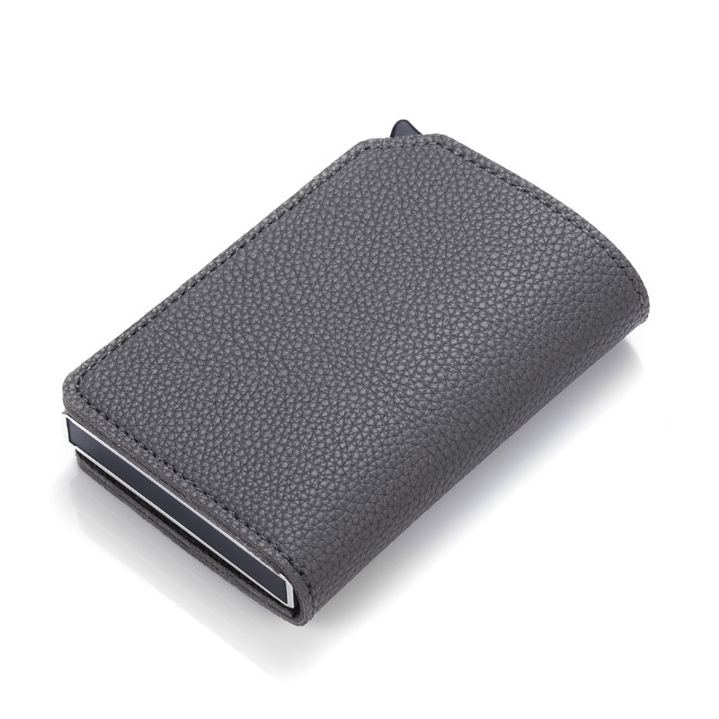 Zovyvol Rfid Pop-Up Clutch Multi Mannen En Vrouwen Unisex Card Case Multi Smart Wallet Carbon Fiber Anti-Diefstal Kaarthouder