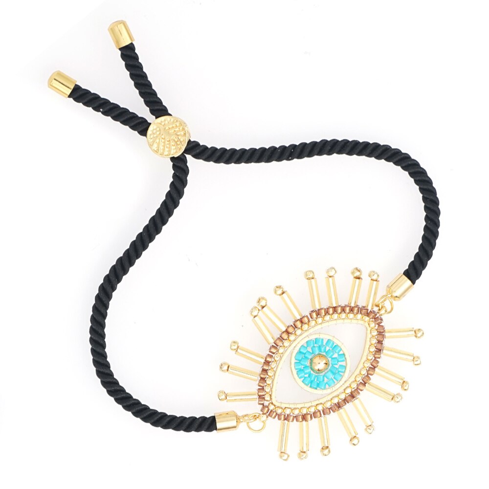Go2 boho armbanden voor vrouwen miyuki turkse boze oog armband pulseras sieraden handgemaakte nazar boncuklu bileklik