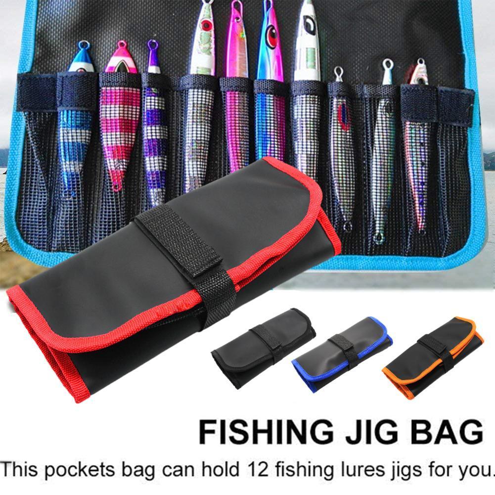 Fishing Lure Bag Large Capacity Multi-Purpose Partition Waterproof Adjustable Pockets Bags Holder Storage Case Fishing Gear