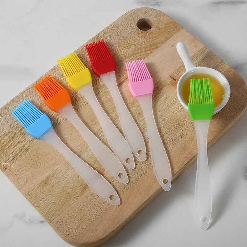 Silicone BBQ Brush BPA Free Basting Pastry Brush with Stainless Steel Handle Barbecue Turkey Oil Brush for Grilling
