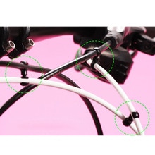10Pcs Draaibaar C/S Gesp Fiets Brake Derailleur Shift Kabel Lijn Buis Pijpleiding Opslag Apparaat Ring Sluiting Bike accessoires Mj