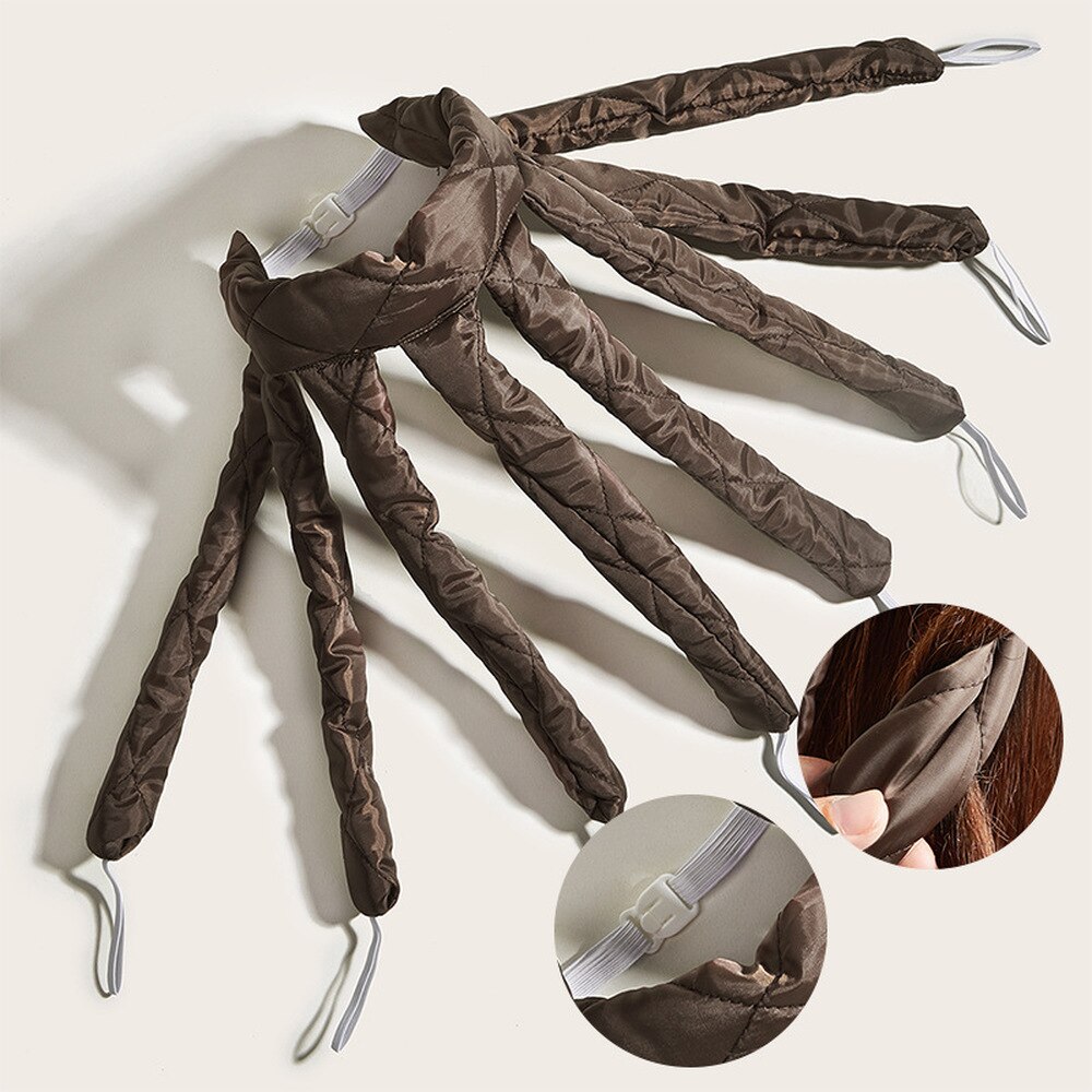 Bigoudis en forme de poulpe, sans chaleur, pour cheveux doux, outil de coiffure