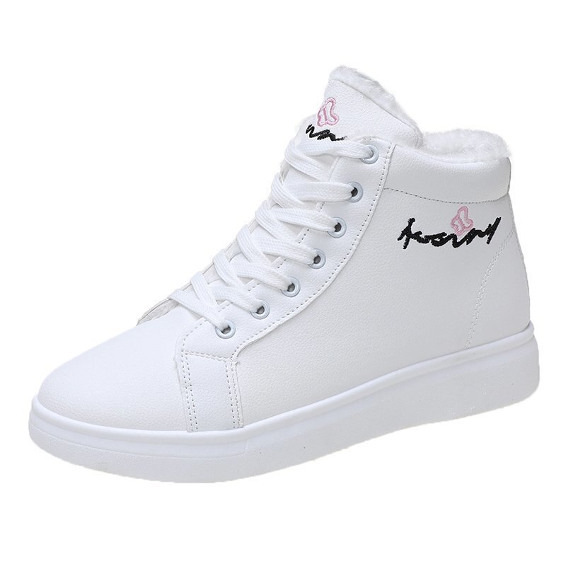 Damesschoenen winter dameslaarzen warme bont pluche dames casual schoenen veterschoenen sneakers dames platform sneeuwlaarzen