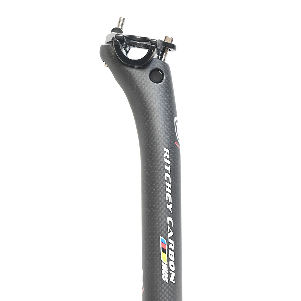 Tija de sillín de carbono 27,2/30,8/31,6mm mate/brillo 3k fibra de carbono MTB/bicicletas de carretera tija de sillín de fibra de carbono tubo de asiento ligero 350/400mm