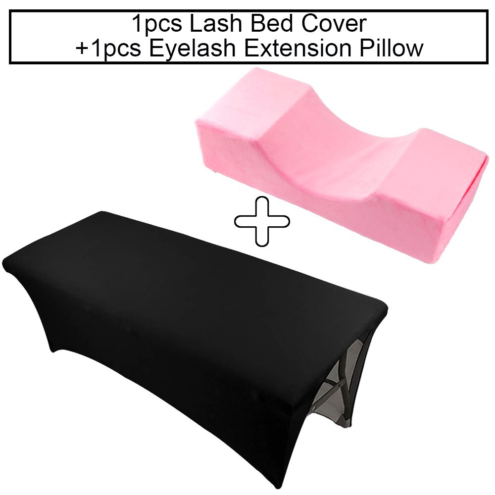 Wimper Kussen Hoofdsteun Ondersteuning Lash Kussen Nek Geënt Wimpers Elastische Vel Wimper Extension Bed Cover Make Lash Salon: set 2