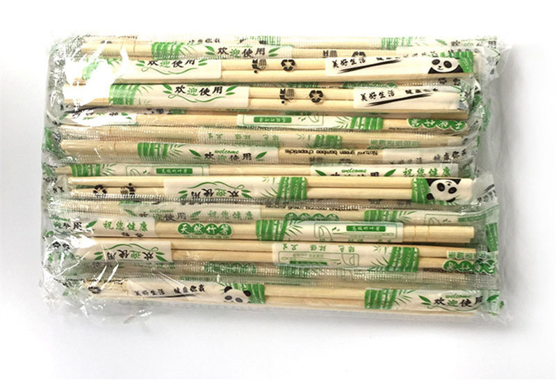 20 stk / pose engangs naturlige bambus spisepinde familie indsamling hotel fastfood restaurant bambus spisepinde individuelt indpakning: Default Title