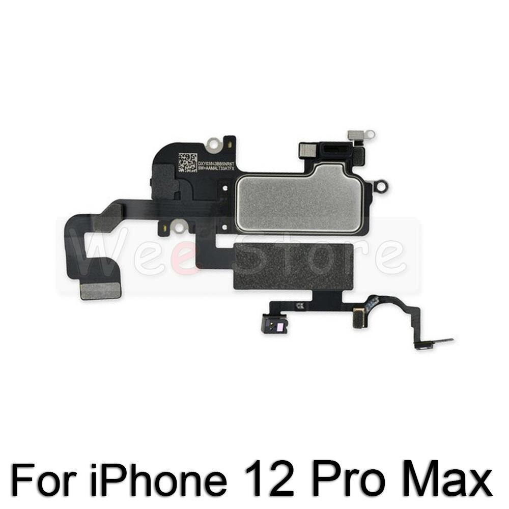 Original Top Earpiece For iPhone 11 12 Pro Max mini X XR Xs Max Proximity Sensor Front Earphone Ear Speaker Flex Cable Parts: For iPhone 12Pro Max