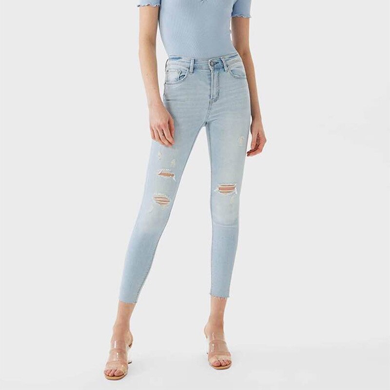 Women's Acrylic Crystal high Thick heel Slide sandalsSummer Transparent PVC Women Slippers