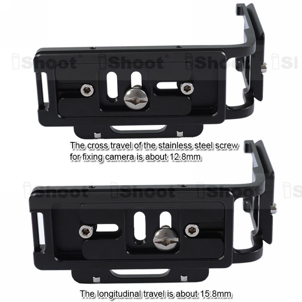 iShoot L Bracket Vertical Quick Release Plate Camera Holder Grip for Nikon D7100 D7000 D5200 D5100 D5000 D3200 D300/D600 D90 D80
