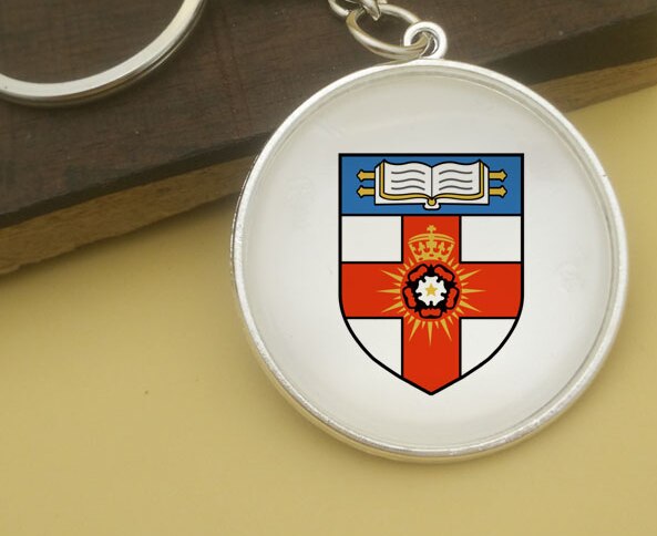 Europese Brittannië Engels Hoger University Wereldberoemde Universiteiten College Sleutelhanger Badge Souvenir Classic Wereld: London University