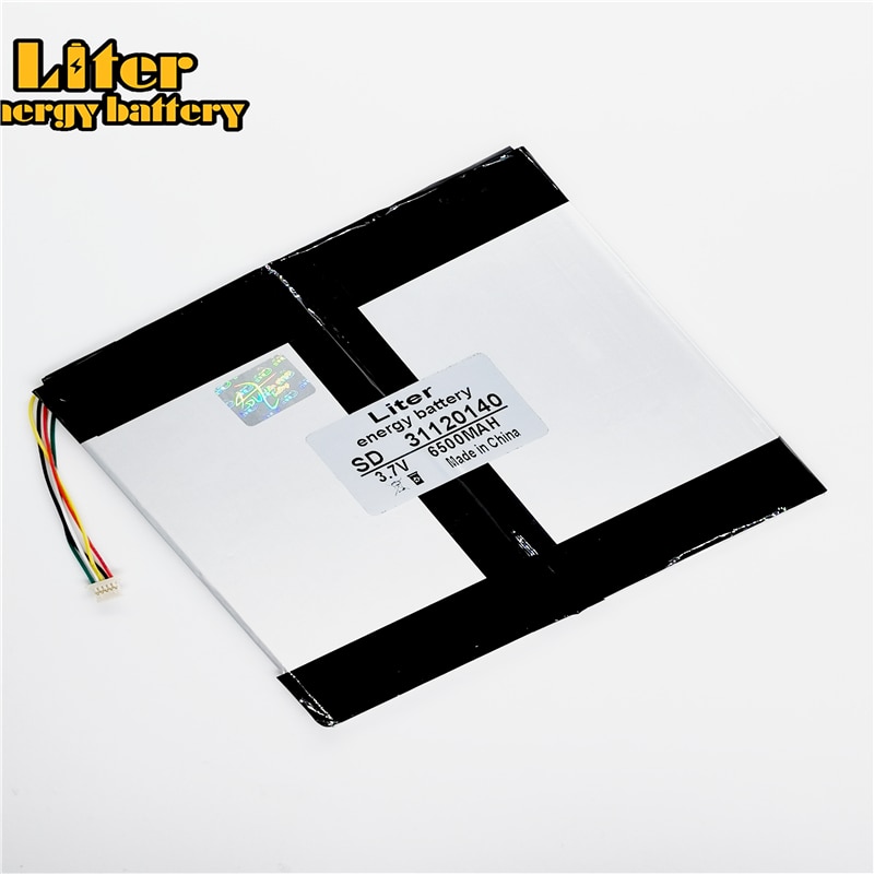 5 filo Il tavoletta batteria 31120140 3.7 V 6500 MAH 3160140*2 ogni marca di tavoletta universale batterie al litio ricaricabili