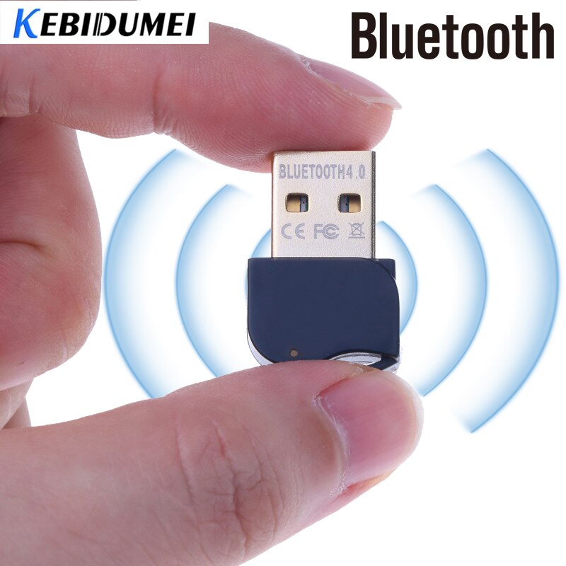 kebidumei Wireless Bluetooth 4.0 Adapter USB Dongle Transmitter Receiver Dual Mode for Computer Bluetooth Adapter Free driver