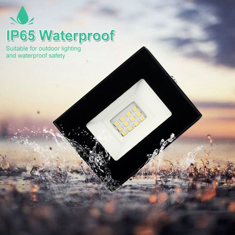 10W Mini LED Flood Light 220V 240V IP65 Waterproof LED Floodlight Outdoor Reflector Spotlight Cold White Warm White LED Lighting