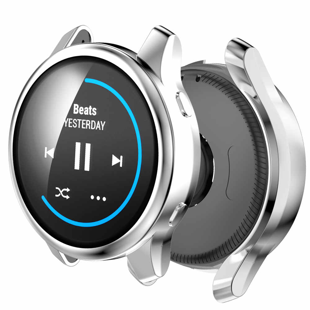 Volledige Beschermhoes Cover Shell Voor Garmin Venu Smartwatch Vervanging Accessoires Frame Gevallen 360 Tpu Scherm Beschermende: Silver