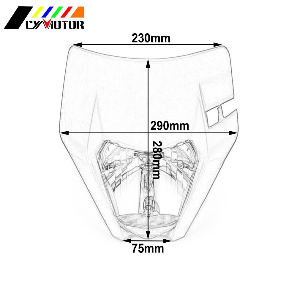 Faros delanteros para motocicleta, lámpara para KTM EXC SX SXS EXCF XCW 65 125 150 200 250 300 350 450 500 525