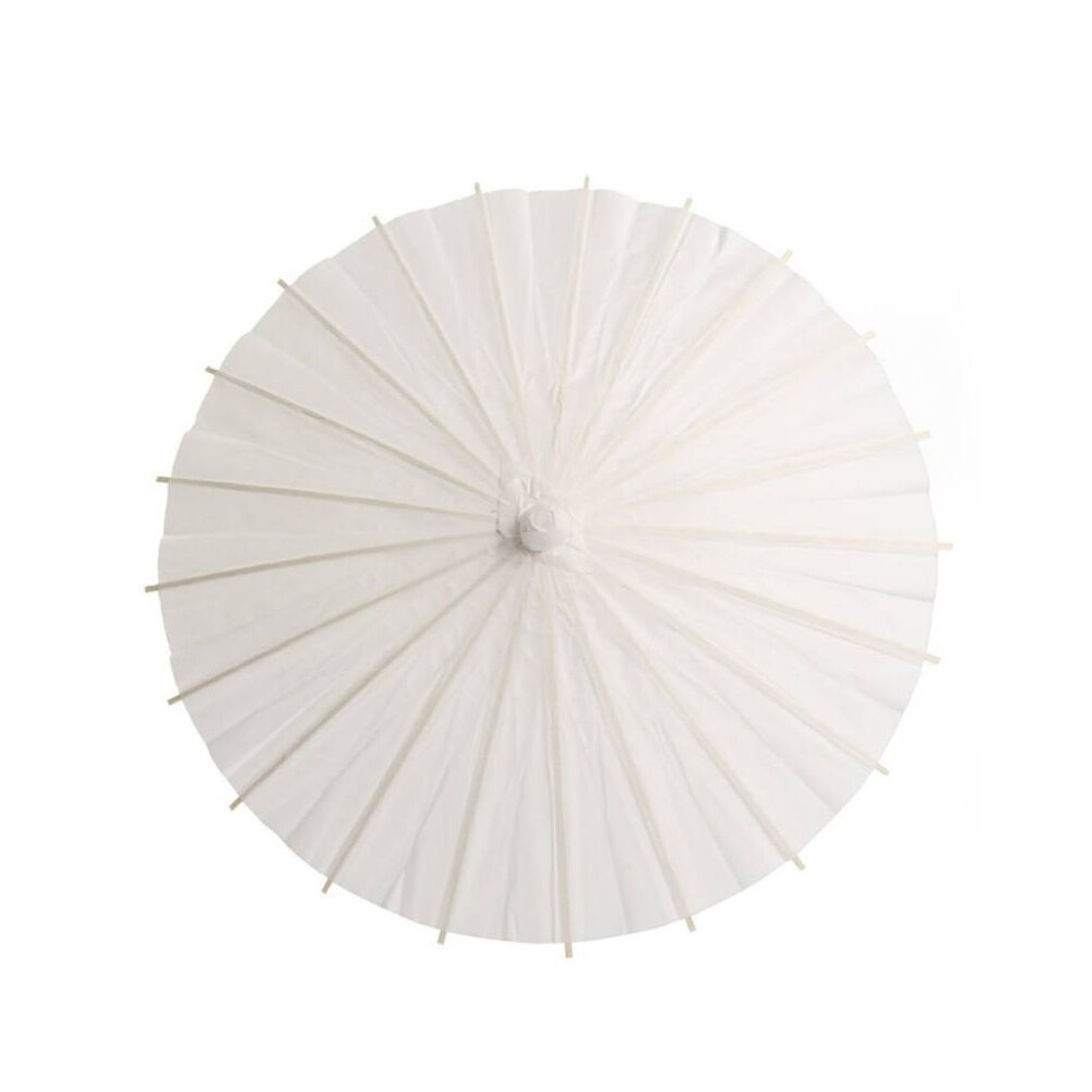 Style Bamboo White Paper Umbrella Tissue Paper Paraso Chinese Traditional Ancient Craft Umbrella