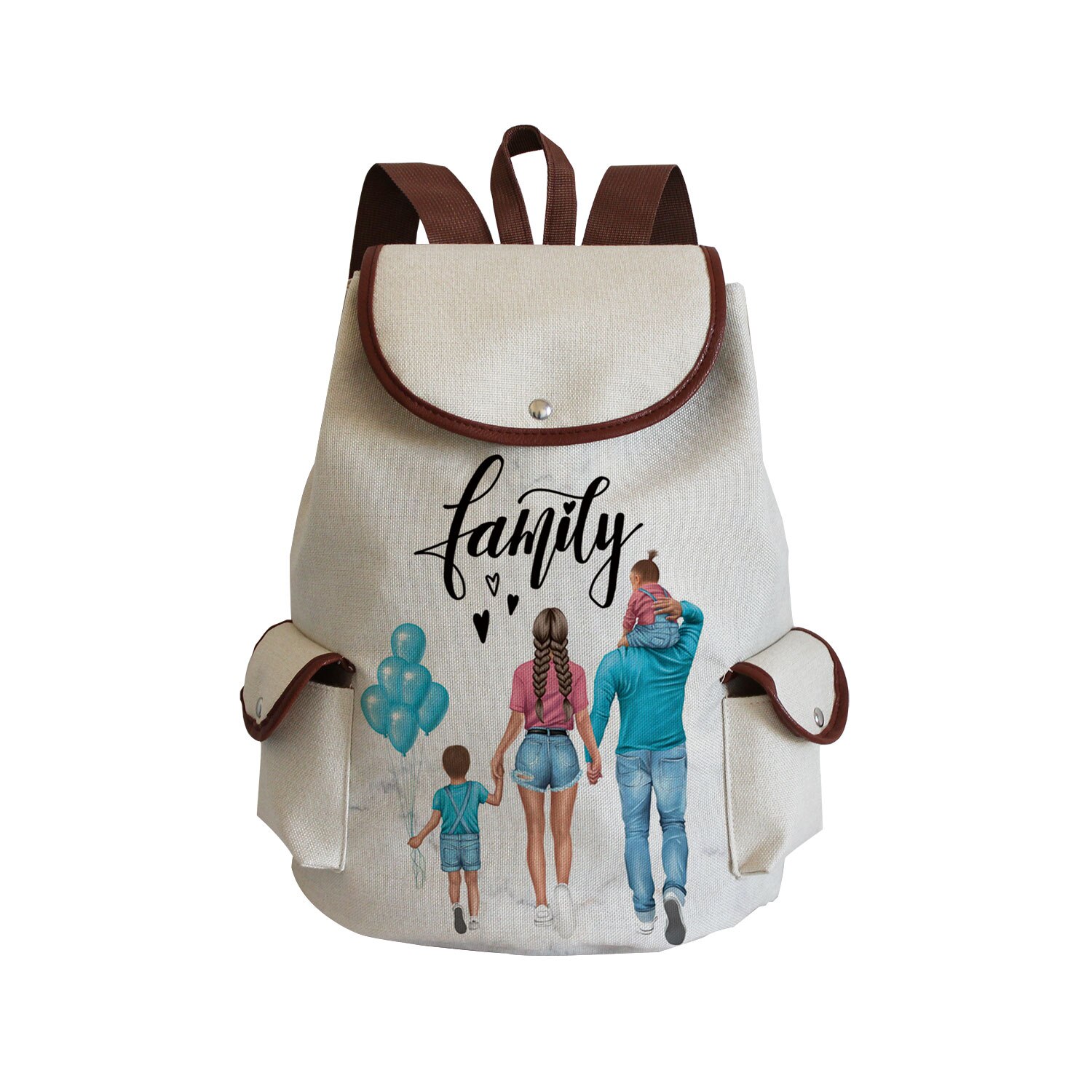 Large Capacity Drawstring Backpack Women Preppy Style Cartoon Super Mom Life Momlife Mama Mama Portable Linen Backpack Book Bag: sj3038 Mom Bag