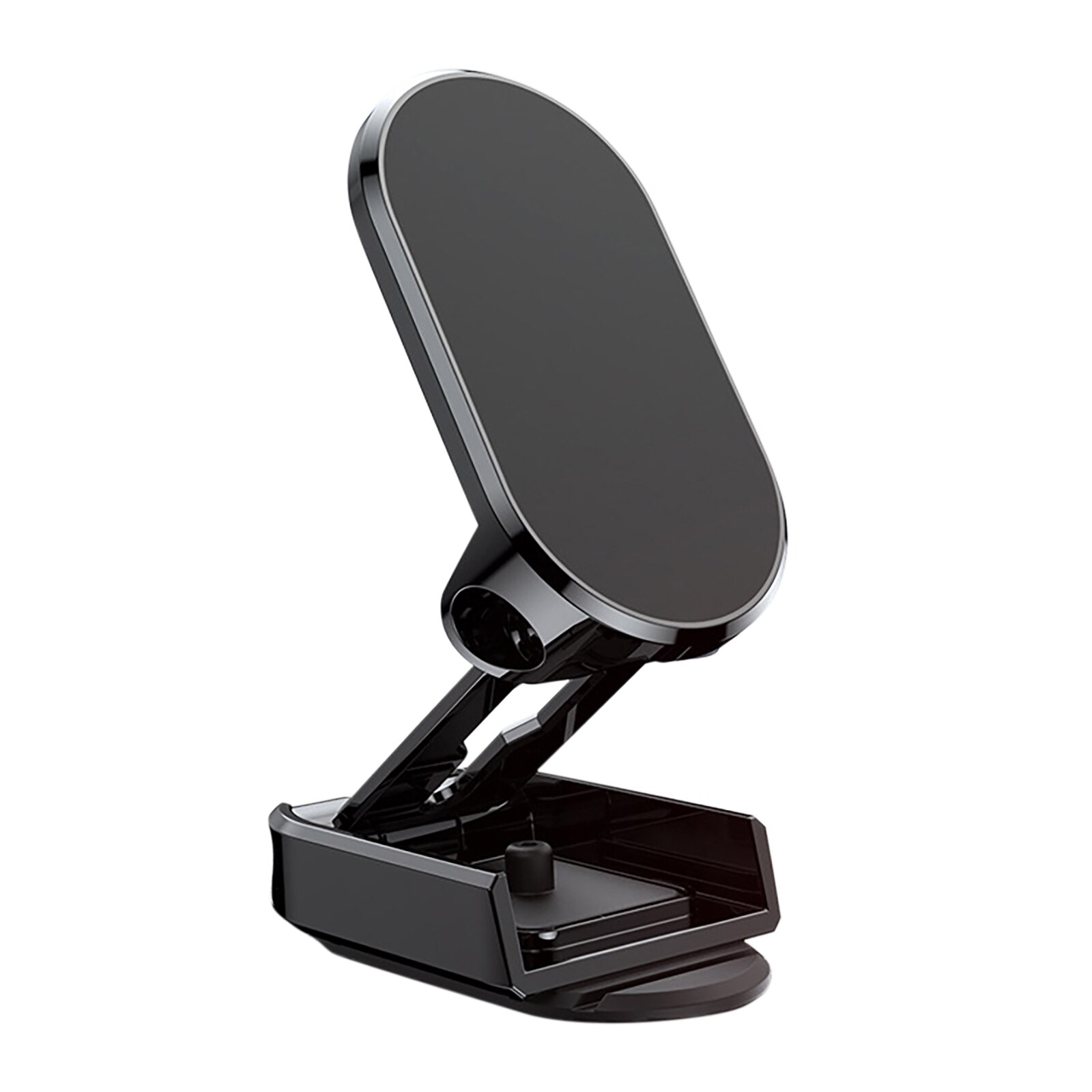 Magnetische Auto Telefoon Houder Dashboard Magneet Telefoon Stand Voor Iphone Max Xiaomi Zinklegering Magneet Gps Auto Mobiele Telefoon Mount: Black