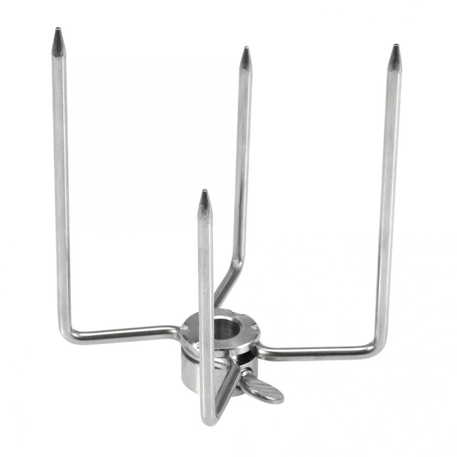 2 stuks multifunctionele roestvrijstalen barbecuevork, grillvork, braadspit, barbecuegereedschap voor de keuken