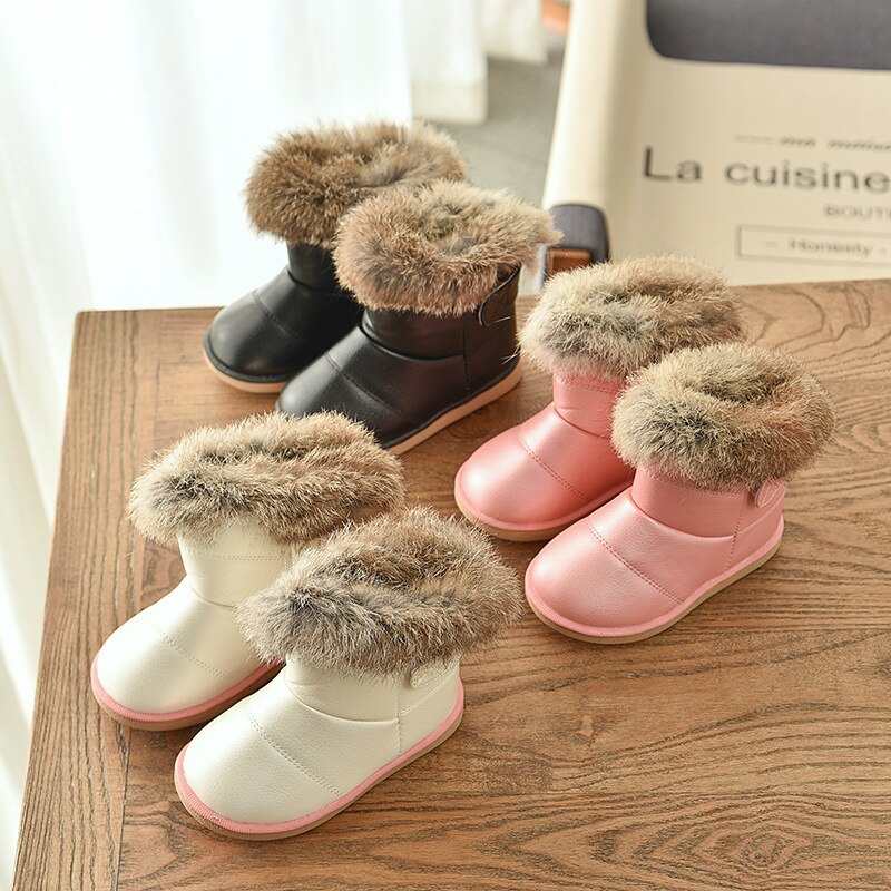 Kinderen Schoenen Kinderen Katoen Laarzen Meisjes Laarzen Kindje Winter Laarzen Warme Snowboots