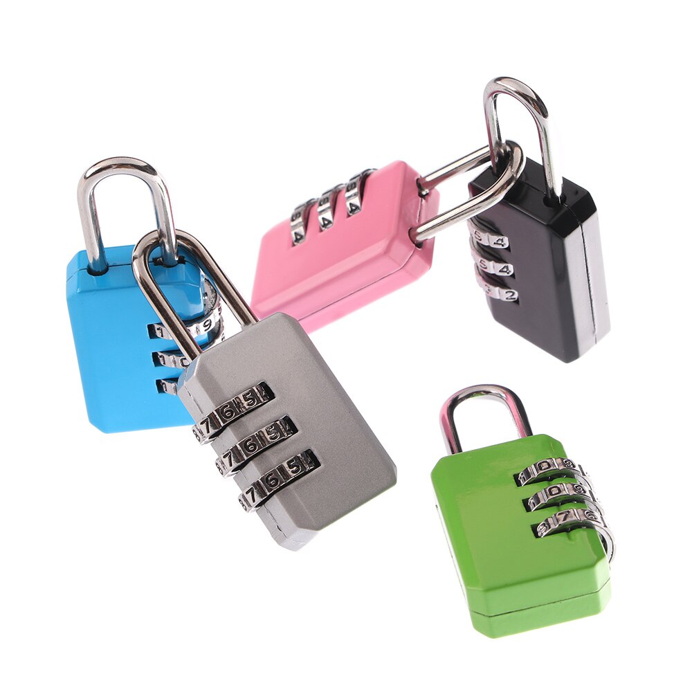 Arrivial Mini 4 Digits Number Password Code Lock Combination Padlock Resettable For Travelling Bag Door