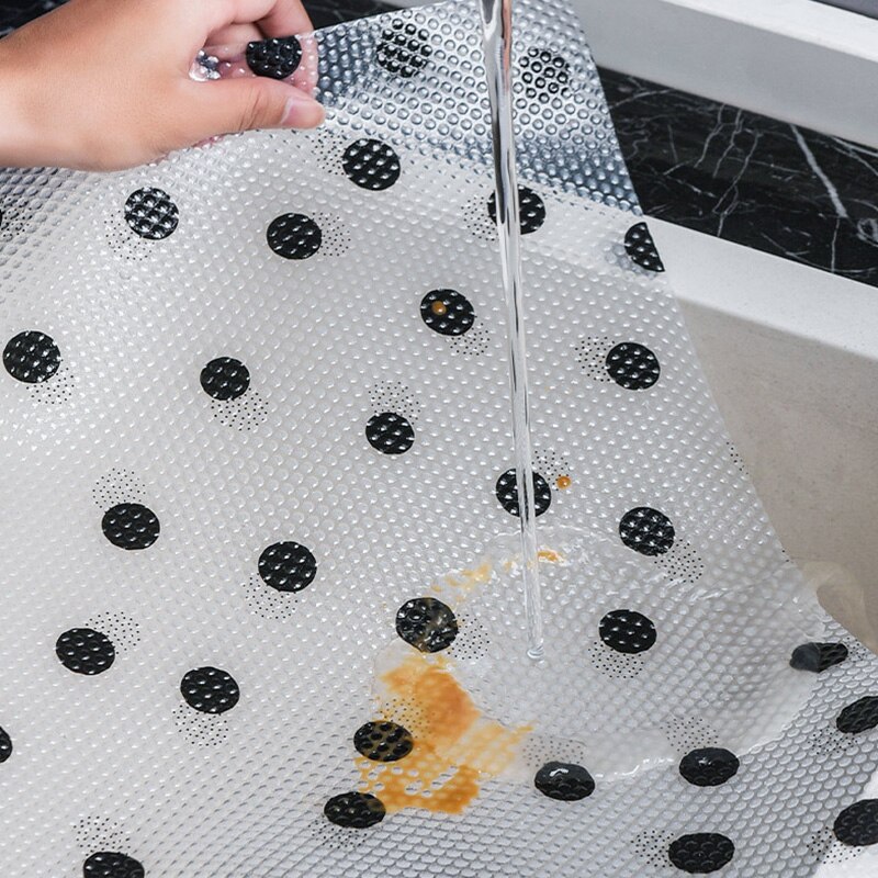 Lademat oliebestendig vochtbestendig keukentafel plankvoering matten kasten onderlegger papier antislip waterdichte kast placemat 45*122 cm