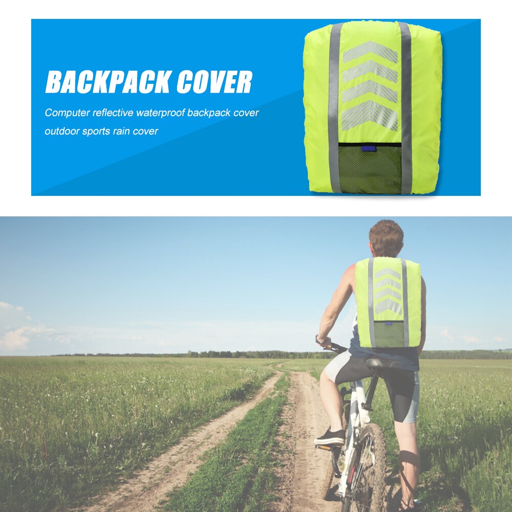 25-40L Reflektierende Rucksack Cover Outdoor Camping Rucksack Wasserdicht Regenschutz Outdoor Camping Wandern Reise Regenschutz