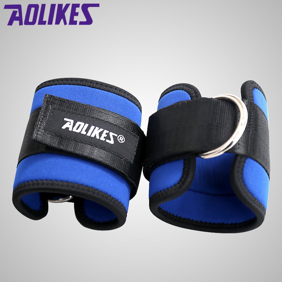 1Pcs Unisex Verstelbare Enkel Protector Gym Gewichtheffen Been Sterkte Herstel Training Enkelbanden Beschermende Outdoor Sport