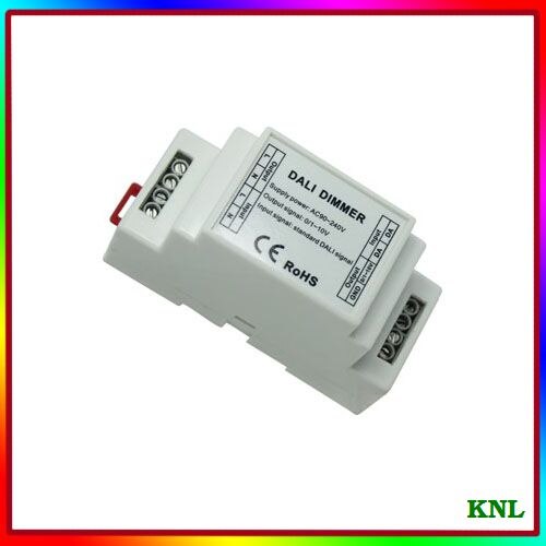 Variateur Led Dali, 0-10V volts sortie Dali Interface de Signal contrôleur de gradation Led, AC90-240V haute tension