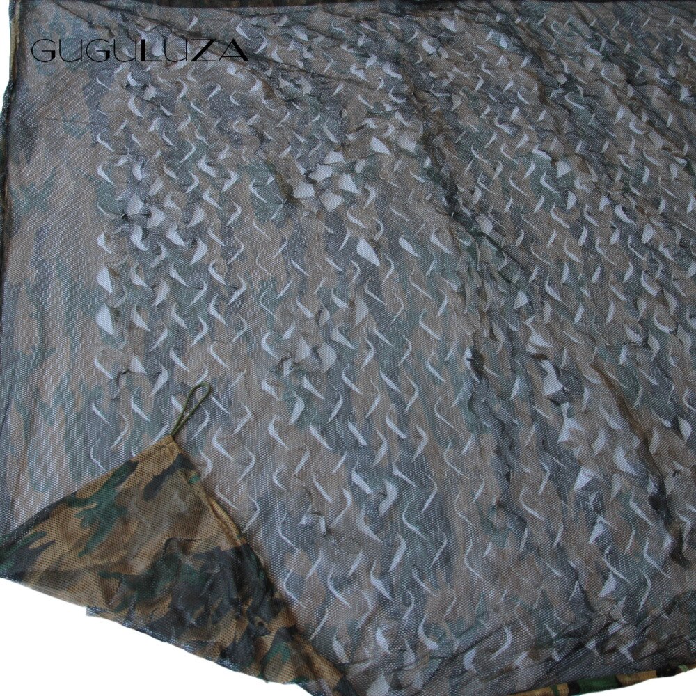 Guguluza 2 -lags stealth spøgelsesnet grøn mesh-bagside 4.5m x 1.5m camo-net skydeskjul
