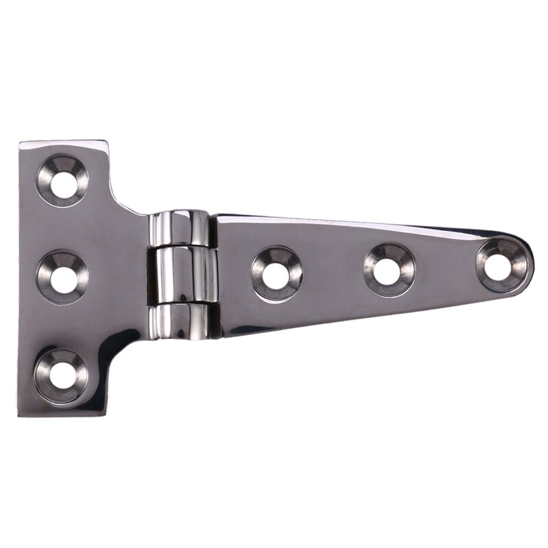 JFBL 4 Pieces Marine Grade 316 Stainless Steel Door Hatch Hinge Boat/Yacht Hardware High Polished Surface