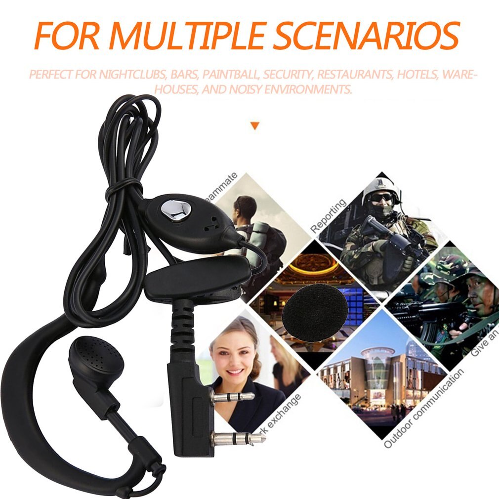 Ensemble casque d'origine pour Baofeng UV 5r écouteur Radio talkie-walkie casque micro Microphone 888S uv5r UV 5RA UV 5RE UV82