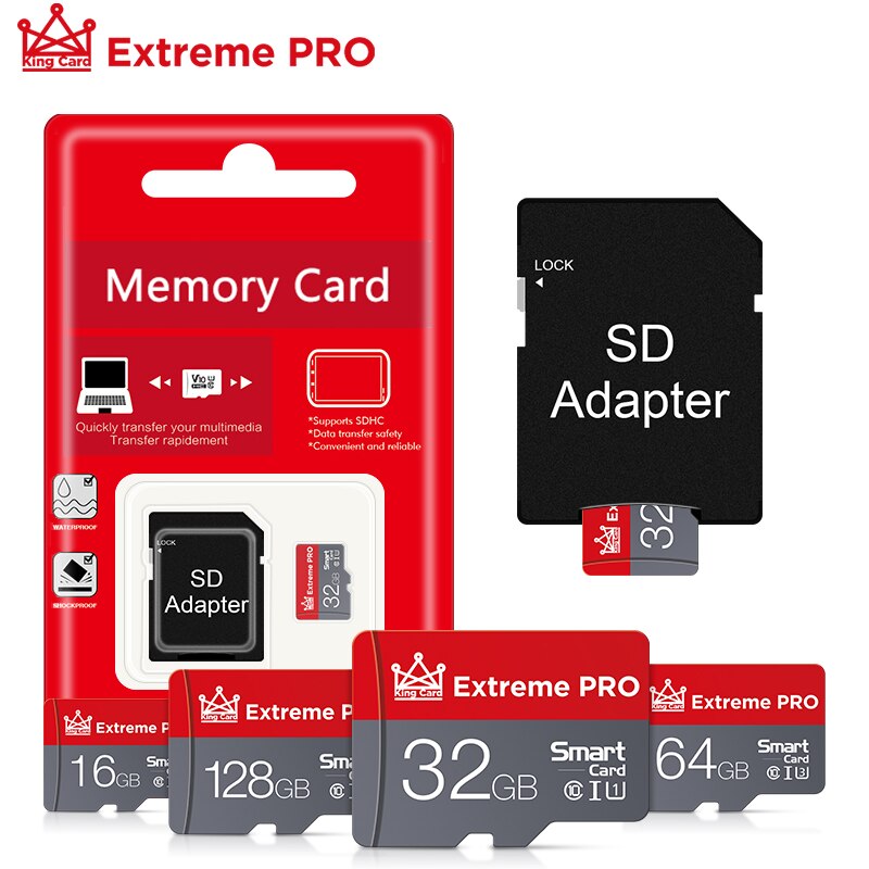 Micro sd-kaart geheugenkaart klasse 10 geheugenkaart 128gb 32gb 64gb 256gb 16gb sd/tf flashkaart 8gb microsd voor telefoon