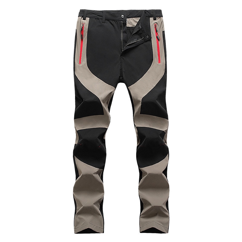 Facecozy Men's Outdoor Trekking Pants Quick Dry Hiking Camping Fishing Climbing Elastic Sports Trousers Male Waterproof Pants