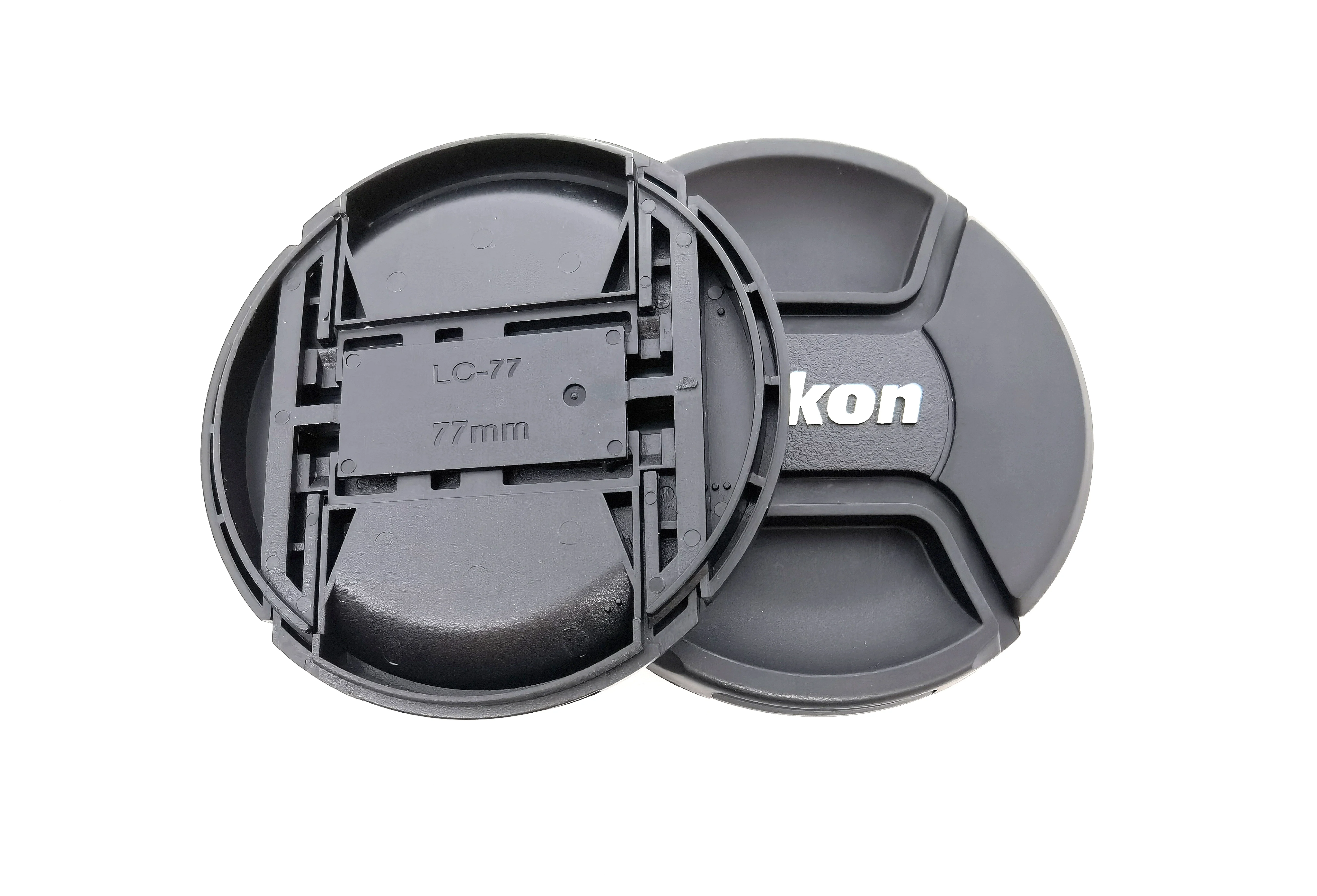 1 pièces de pour Nikon 67mm 77mm 82mm 67 77 82 couvercle d'objectif d'appareil photo reflex capuchon d'objectif accessoires d'appareil photo: WHITE