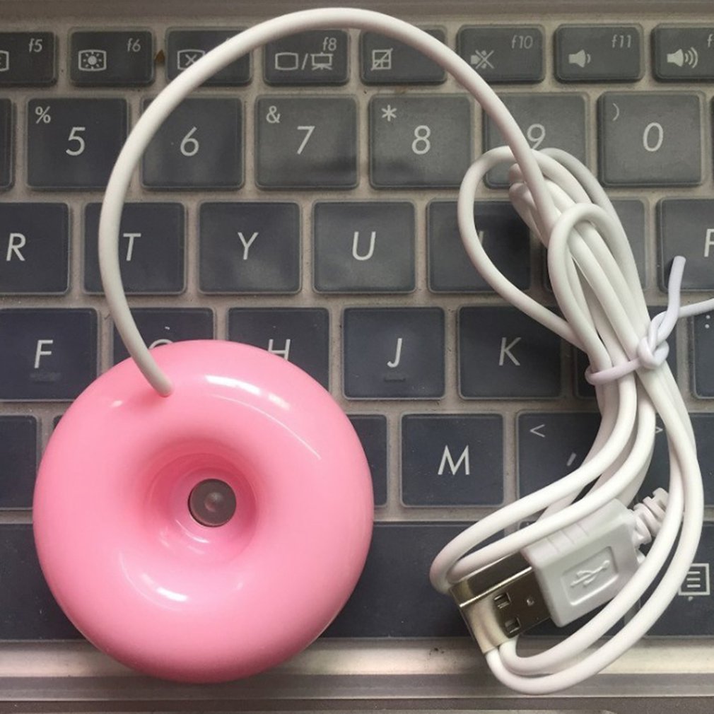 1 Pcs Usb Office Desktop Mini Luchtbevochtiger Draagbare Luchtreiniger Donut Luchtbevochtiger Mini Spuit
