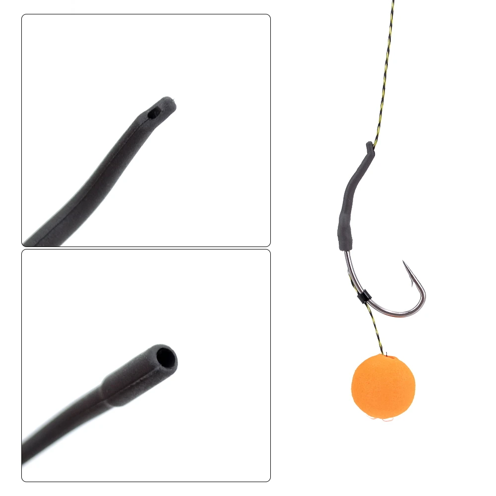 10pcs Carp Fishing Short Line Aligners Tungsten Fishing Baseline Tungsten Hook Sleeve Carp Terminal Tackle